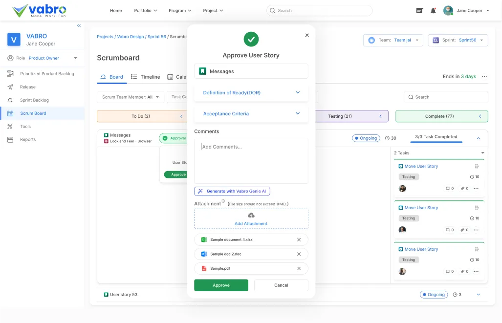 Review Completed Tasks